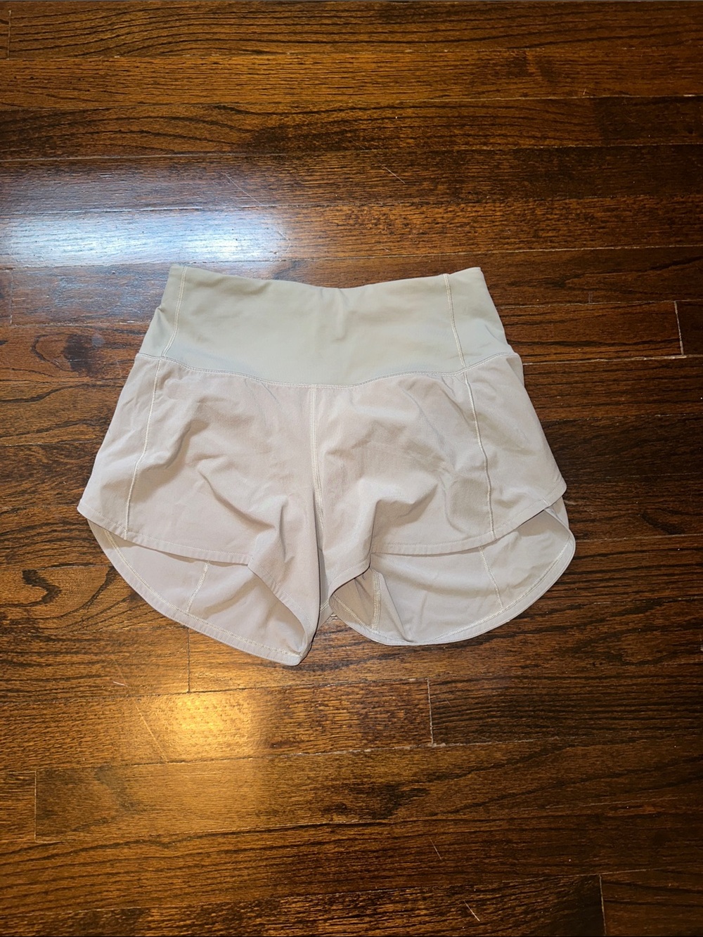 lululemon athletica Tan/Gray Shorts
